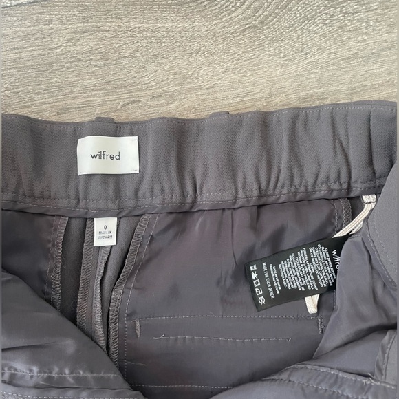 Aritzia Wilfred Dashwood Pant Peppercorn Grey 0 - Picture 3 of 4